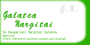 galatea margitai business card